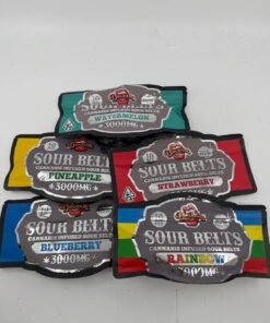 Devour Sour Belts 3000mg | Cannabis Infused Sour Candy
