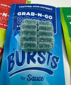 BURSTS by Sauce 800MG Gummies | Grab-N-Go THC Edibles