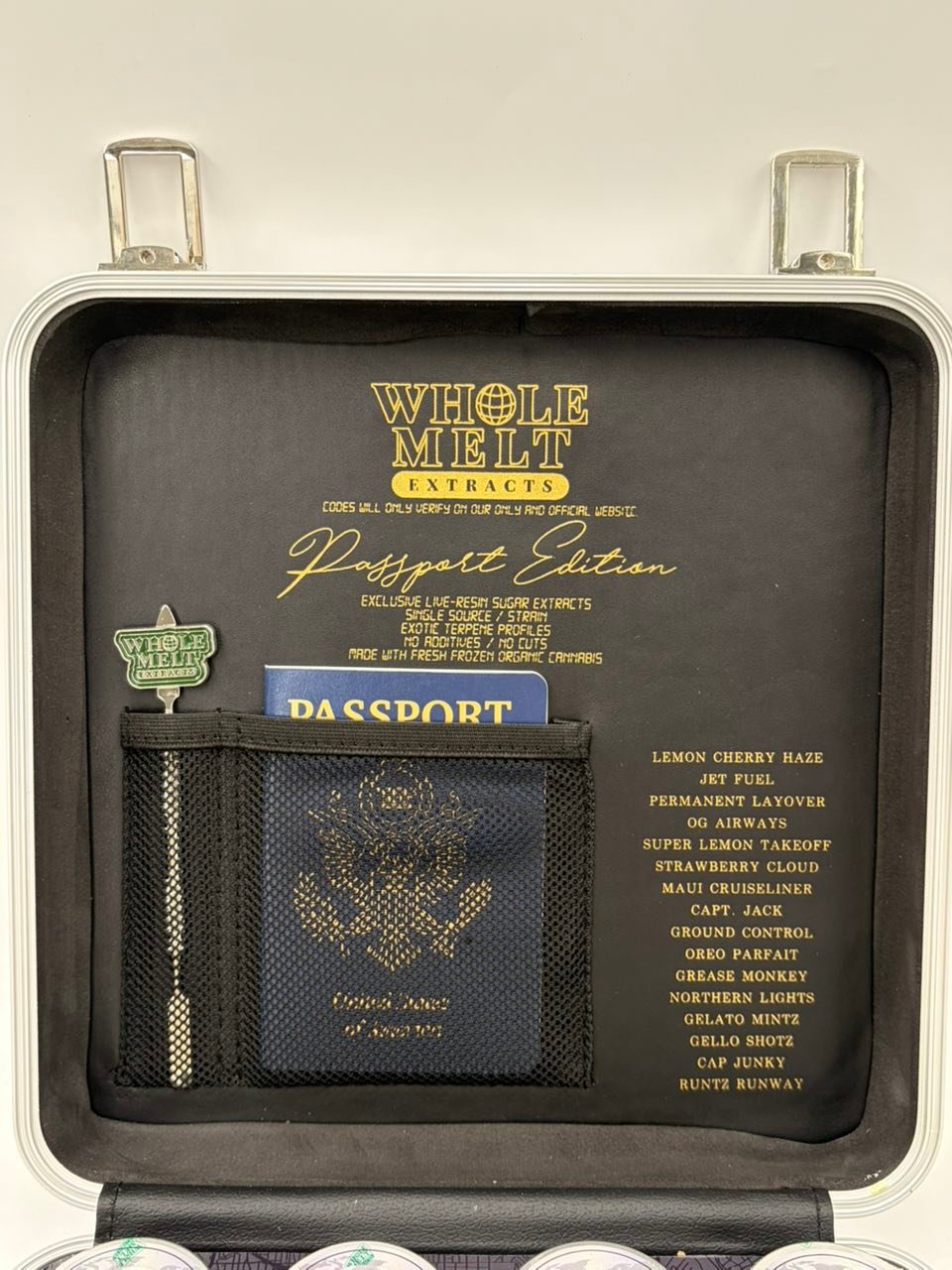 Whole Melt Extracts Passport Edition Live Resin Sugar Case Whole Melt Extracts Passport Edition Live Resin Sugar Case
