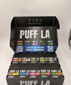 Puff LA 2 Gram Dual Chamber Disposable Vape 50 Pack | All-In-One AIO