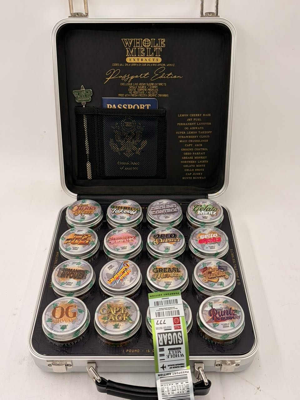 Whole Melt Extracts Passport Edition Live Resin Sugar Case Whole Melt Extracts Passport Edition Live Resin Sugar Case