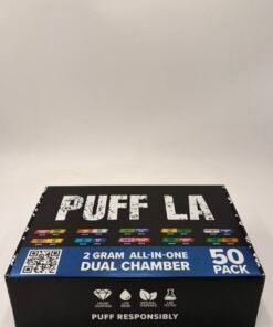 Puff LA 2 Gram Dual Chamber Disposable Vape 50 Pack | All-In-One AIO
