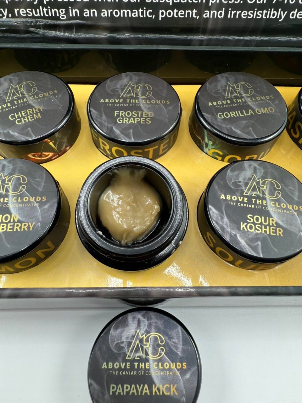 Above The Clouds Cold-Cured Live Rosin 90u–120u — 1oz — Gallery View 3 Above The Clouds Cold-Cured Live Rosin 90u–120u — 1oz — gallery view 3