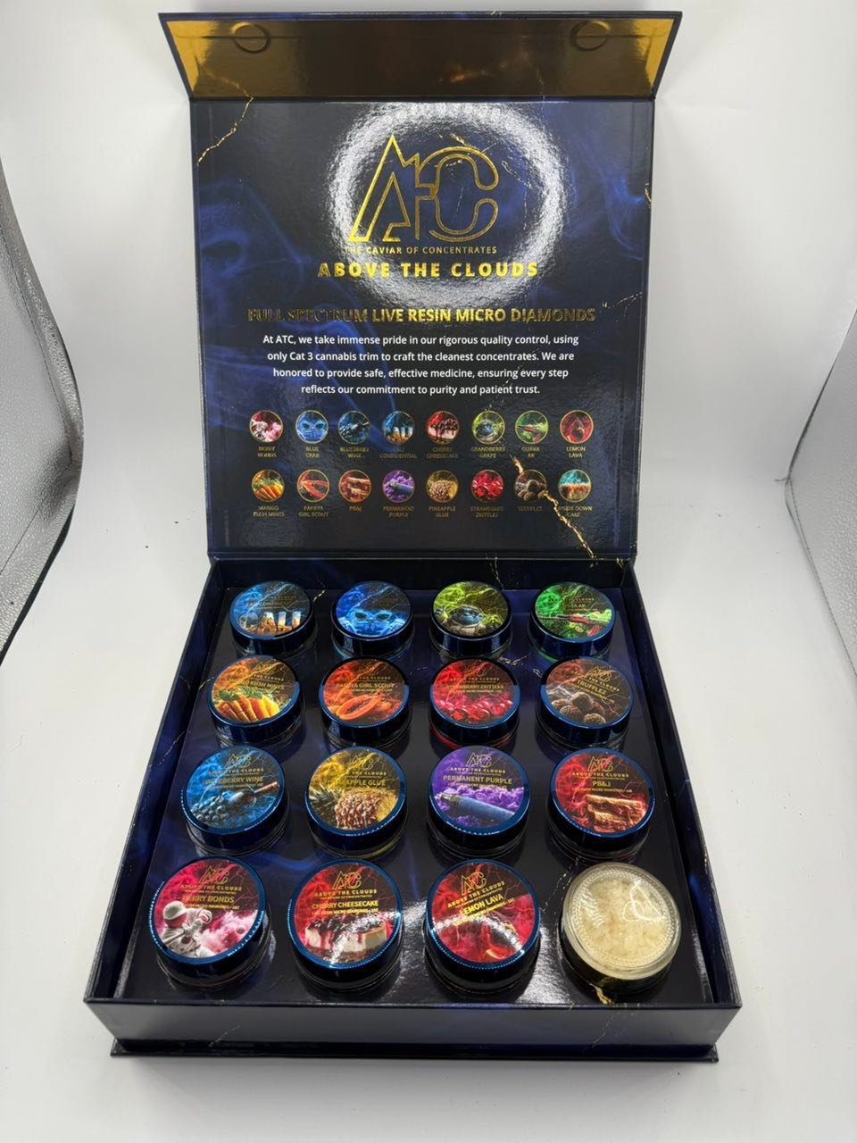 Above The Clouds Full Spectrum Live Resin Micro Diamonds — 1LB Assortment — Main View Above The Clouds Full Spectrum Live Resin Micro Diamonds — 1LB Assortment — main product view