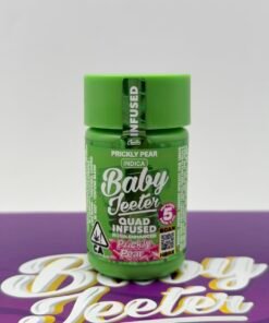 Baby Jeeter Prickly Pear Quad Infused Pre-Rolls — 25 Pack Master Case — main product view