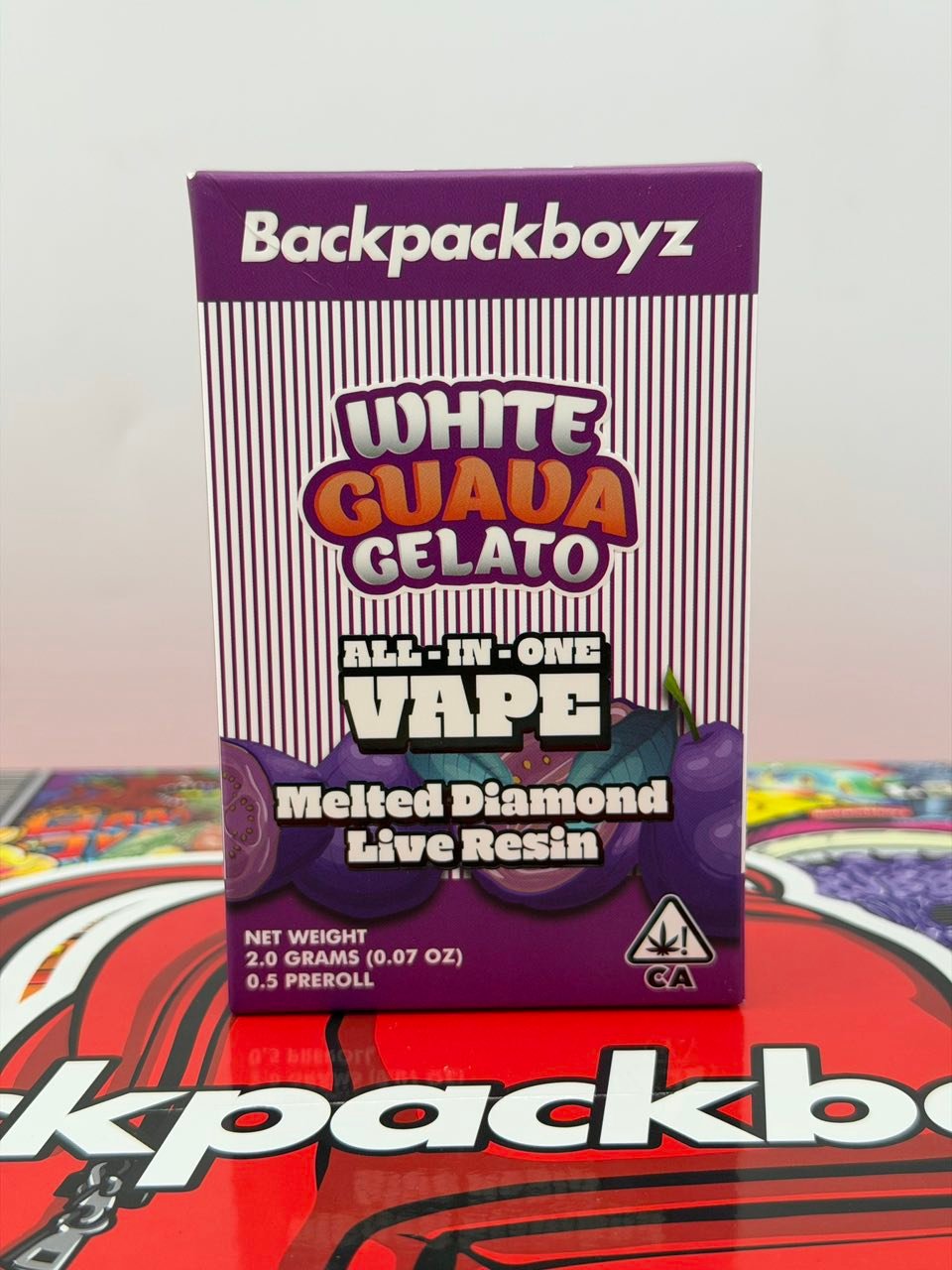 Backpackboyz 2G Melted Diamond Live Resin All-In-One + 0.5G Pre-Roll — Gallery View 4 Backpackboyz 2G Melted Diamond Live Resin All-In-One + 0.5G Pre-Roll — gallery view 4