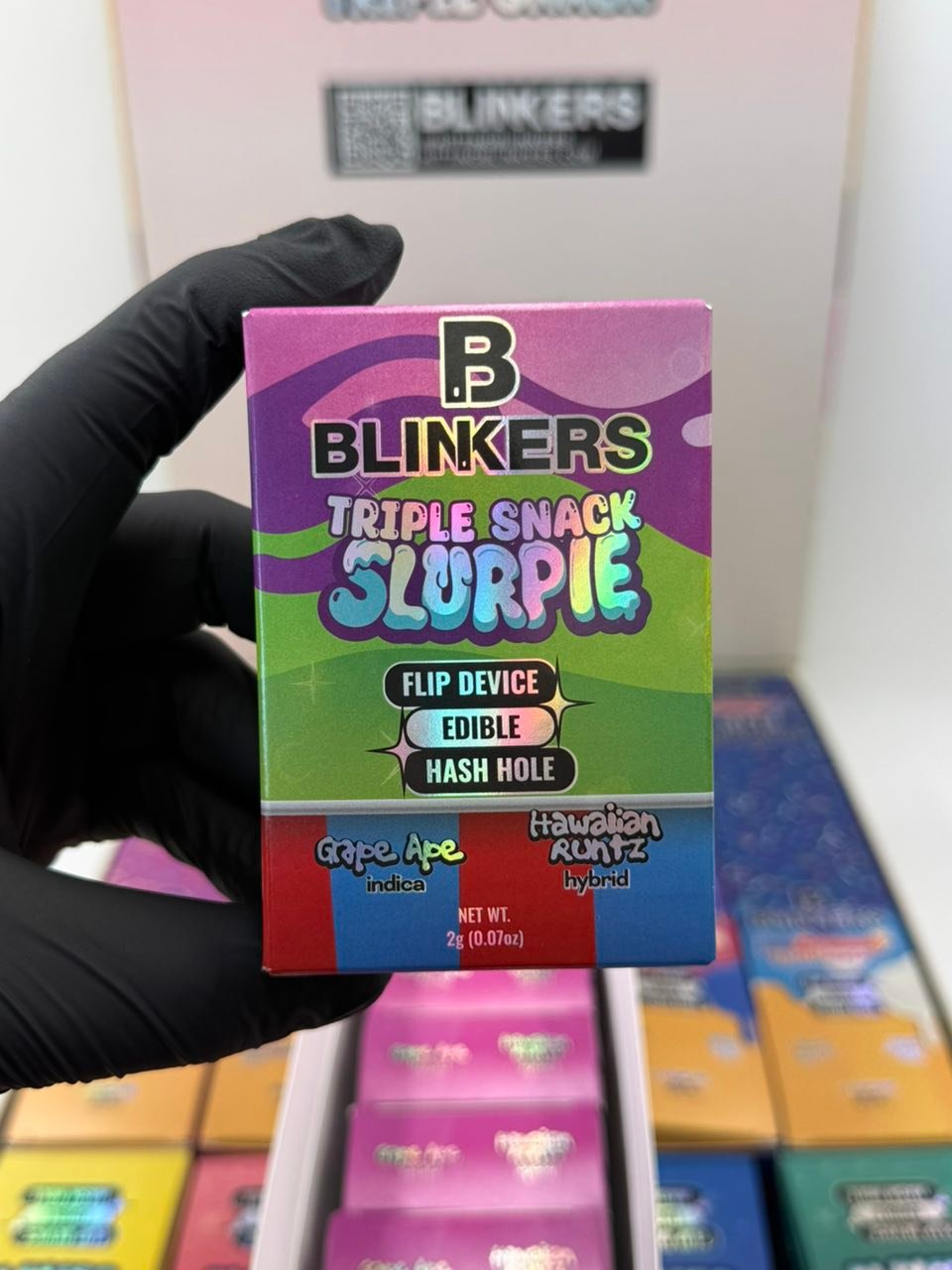 Blinkers Flip Triple Snack 2G retail pack Blinkers Flip Triple Snack 2G retail pack