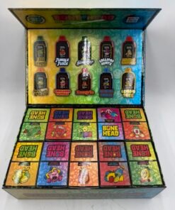 Bone Head 3G Disposable — ten-flavor master case open
