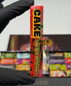 CAKE She Hits Different Black XXX Label side panel