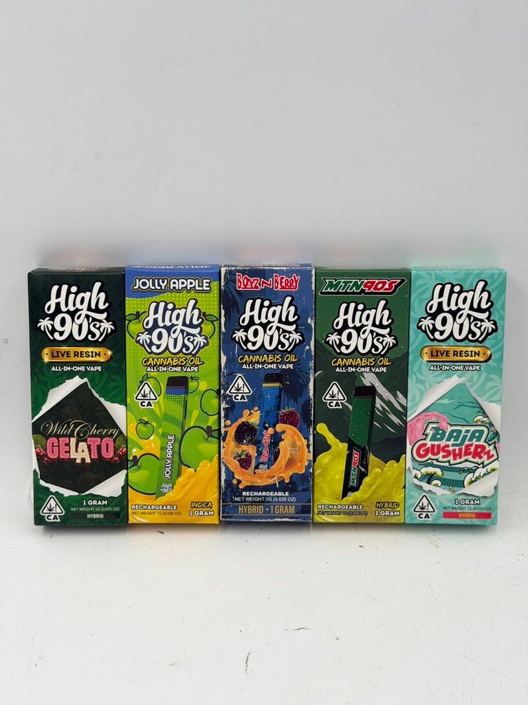 High 90s Baja Gusherz Live Resin 1G — Five-Profile Package Group High 90s Baja Gusherz Live Resin 1G — five-profile package group