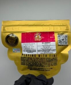 Jungle Boys All Cherriez 3.5g gold mylar flower bag
