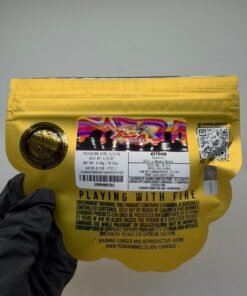 Jungle Boys Motor Breath 3.5g gold mylar flower bag