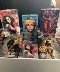 LUIGI Series 9 V9 retail packaging close-up
