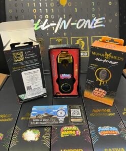 Muha Meds Golden Hour Edition 2G device and packaging