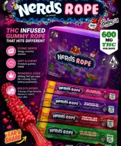 Nerds Rope Los Angeles 600MG THC-Infused Gummy Rope Assortment — gallery view 3
