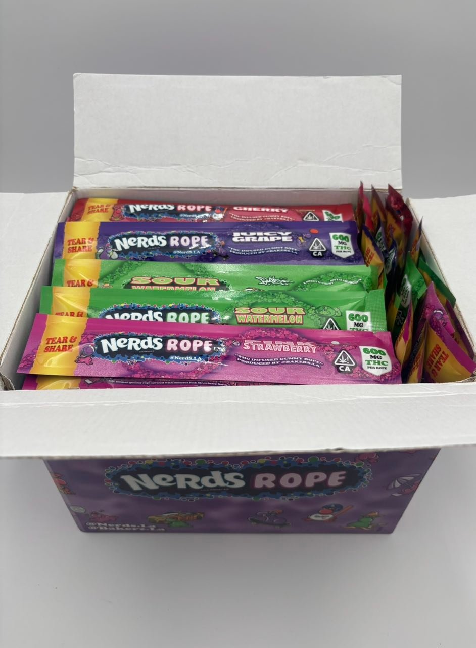 Nerds Rope Los Angeles 600MG THC-Infused Gummy Rope Assortment — Gallery View 4 Nerds Rope Los Angeles 600MG THC-Infused Gummy Rope Assortment — gallery view 4
