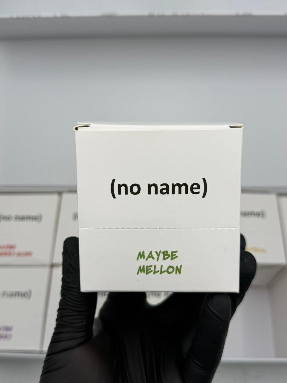 (no name) Maybe Collection All-In-One Vape — Maybe Mellon Carton Front (no name) Maybe Collection All-In-One Vape — Maybe Mellon carton front
