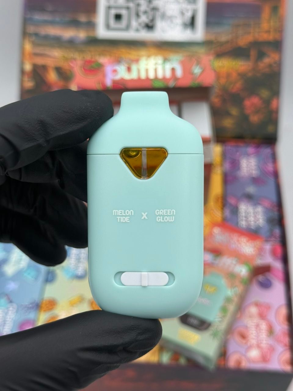 Puffin Summer Edition 2G dual-chamber All-In-One device with digital display Puffin Summer Edition 2G dual-chamber All-In-One device with digital display