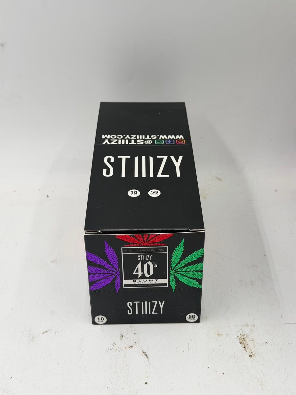STIIIZY 40's Strawberry Cough Mini Blunt 5 Pack — Ten-Pack Outer Carton STIIIZY 40's Strawberry Cough Mini Blunt 5 Pack — ten-pack outer carton