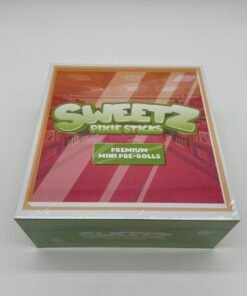 Sweetz Pixie Sticks Premium Mini Pre-Rolls — Pixie Sticks master box exterior