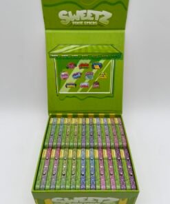 Sweetz Pixie Sticks Premium Mini Pre-Rolls — ten-flavor master display open