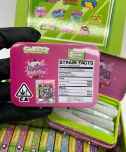 Sweetz Pixie Sticks Premium Mini Pre-Rolls — Bodega Bubblegum tin label