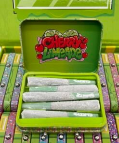 Sweetz Pixie Sticks Premium Mini Pre-Rolls — Cherry Limeade tin open