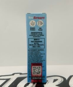 Toro Extracts 2G Liquid Diamond Disposable — Dreams 76 package side panel