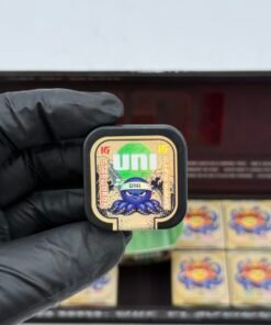 UNI Caviar Skittles x Banana Muffin dual-flavor rosin container